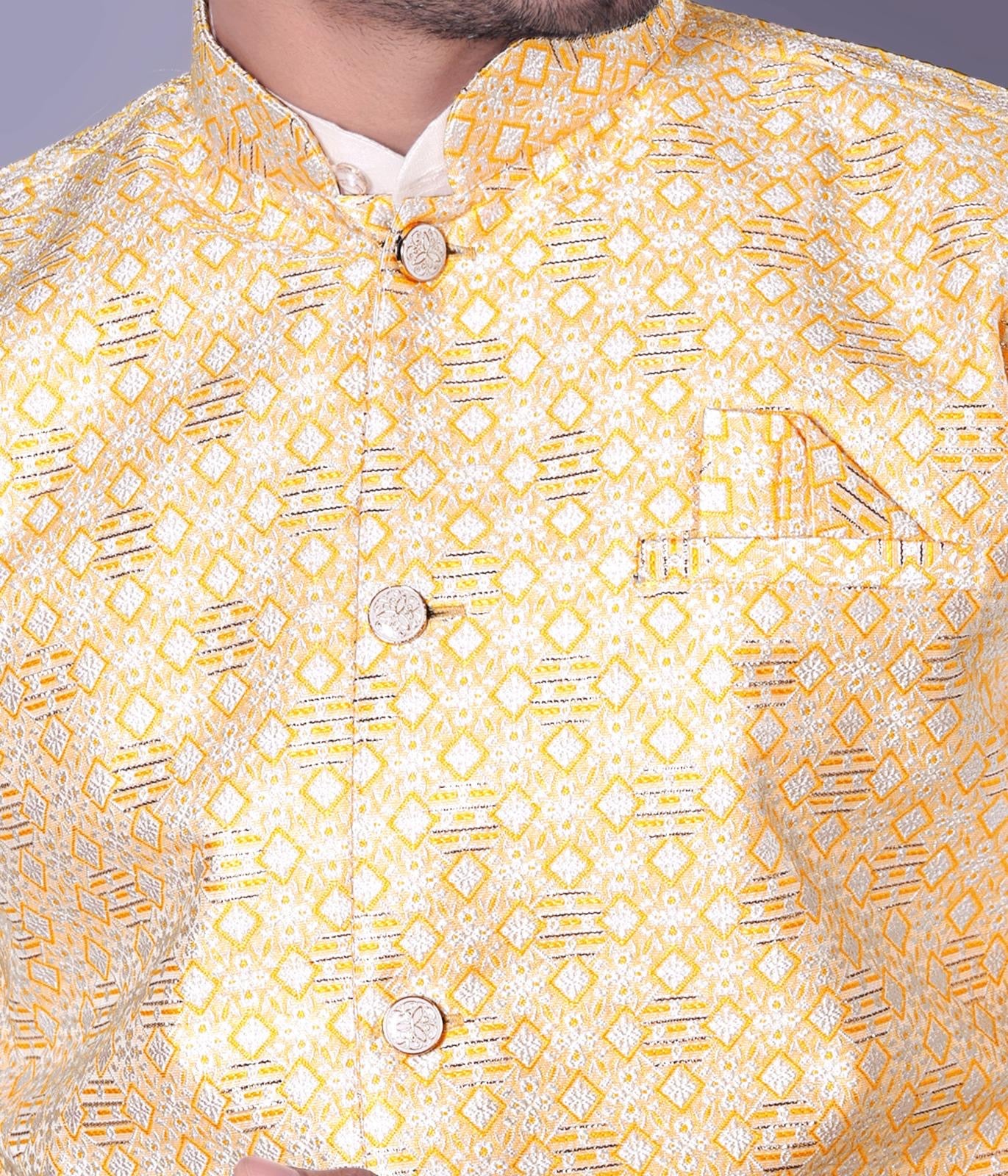 Stylish Kurta with Koti for Wedding & Festive Looks - Men's Wear