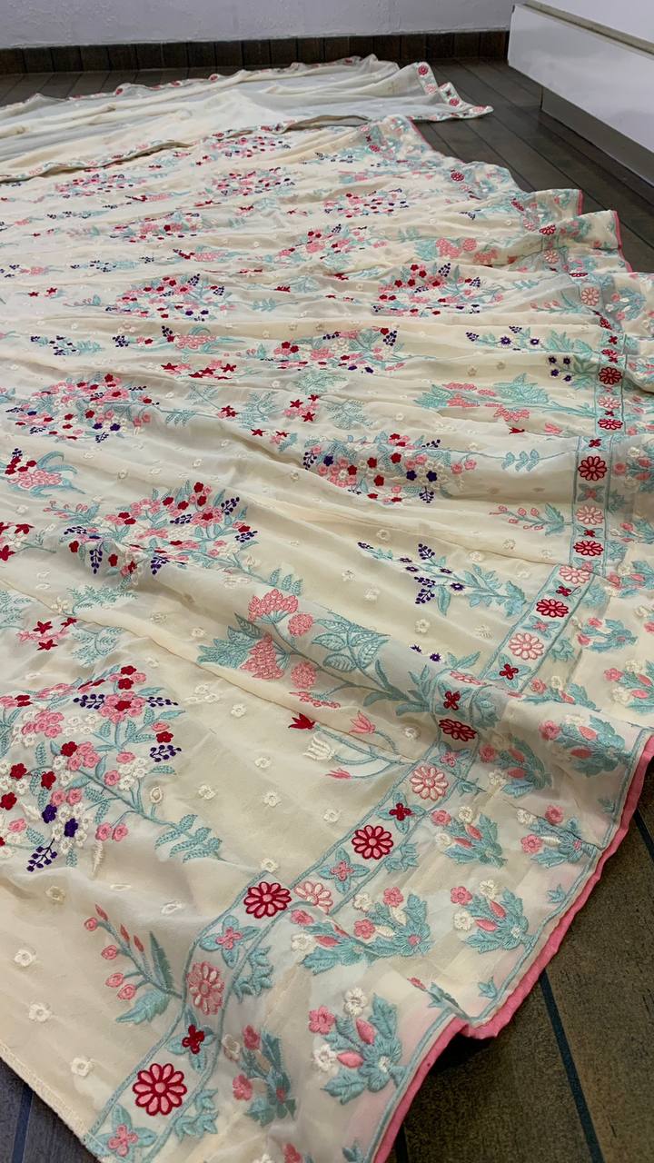 Premium floral fully stitched lehenga