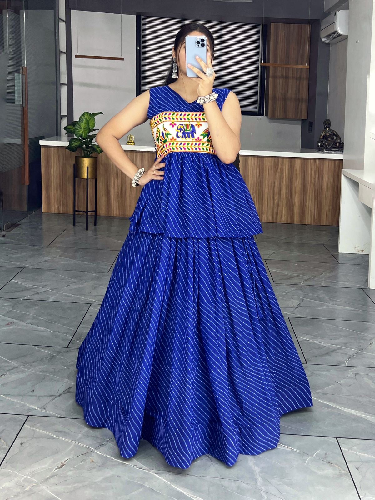 Navratri Special Kediya Style Georgette Leriyu Chaniya Choli