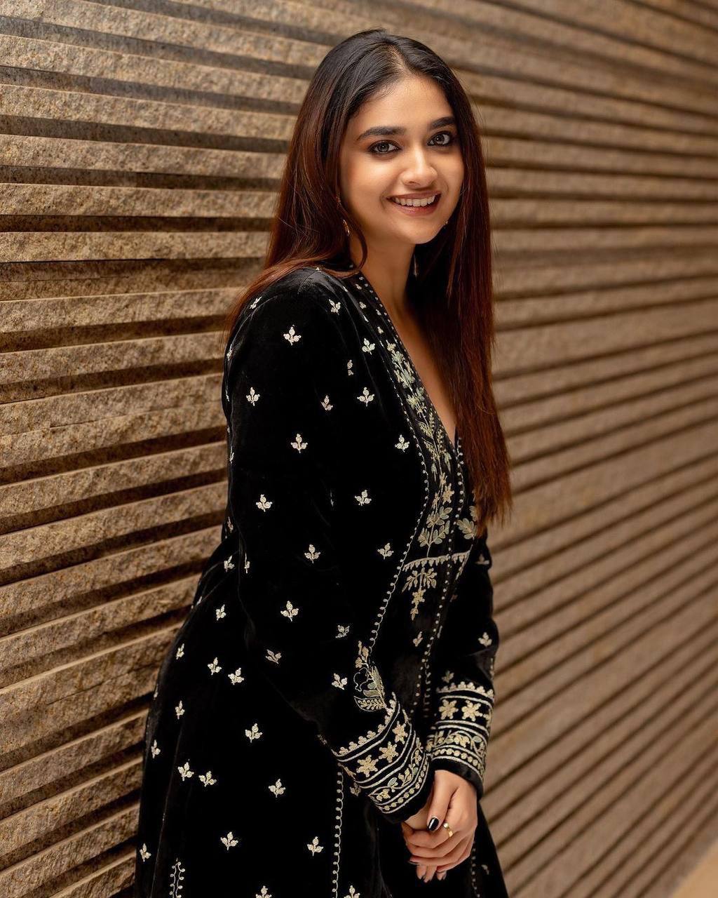 Black Velvet fabric fully stitched premium anarkali style gown