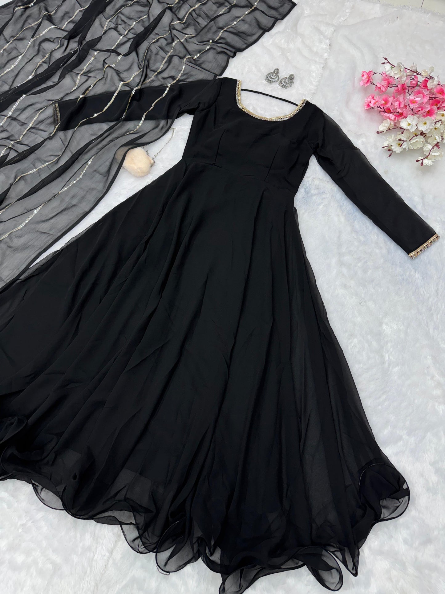 Classic and Minimalist All occasion Readymade Gowns in Multiple colours