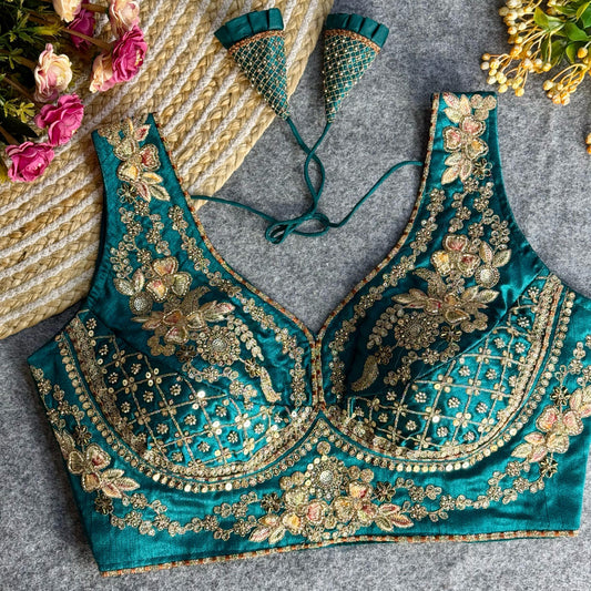 Premium Work Beautifully Crafted Fully Stitched Blouse