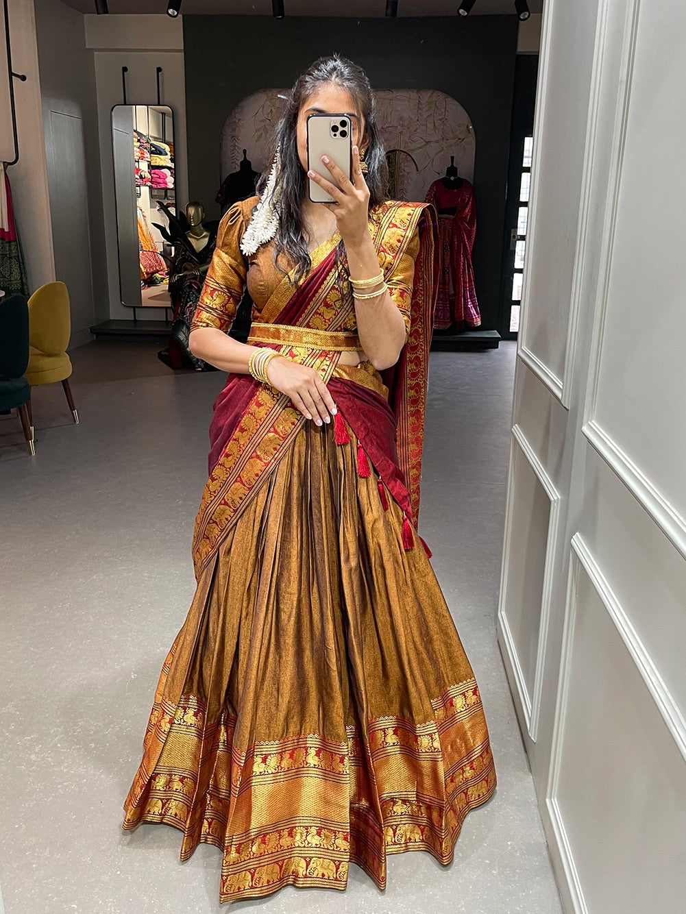 Samantha - Narayan pet cotton saree lehenga
