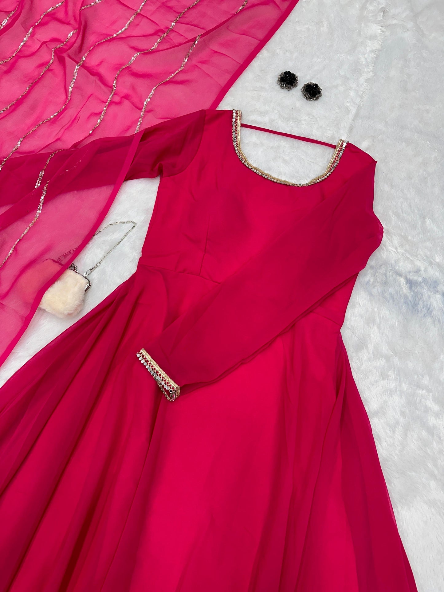 Classic and Minimalist All occasion Readymade Gowns in Multiple colours