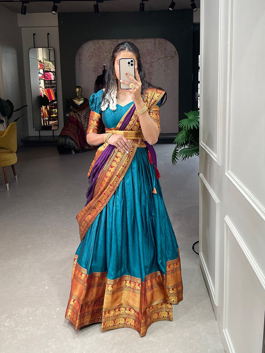 Samantha - Narayan pet cotton saree lehenga
