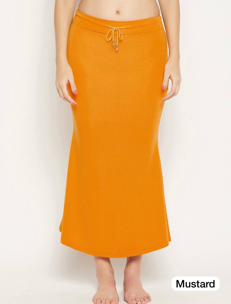 Mustard Petticoat ( Saree shapewear )