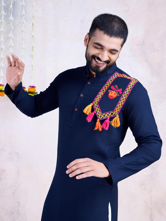Navratri Special Men's Soft Cotton Kurta with Pajama