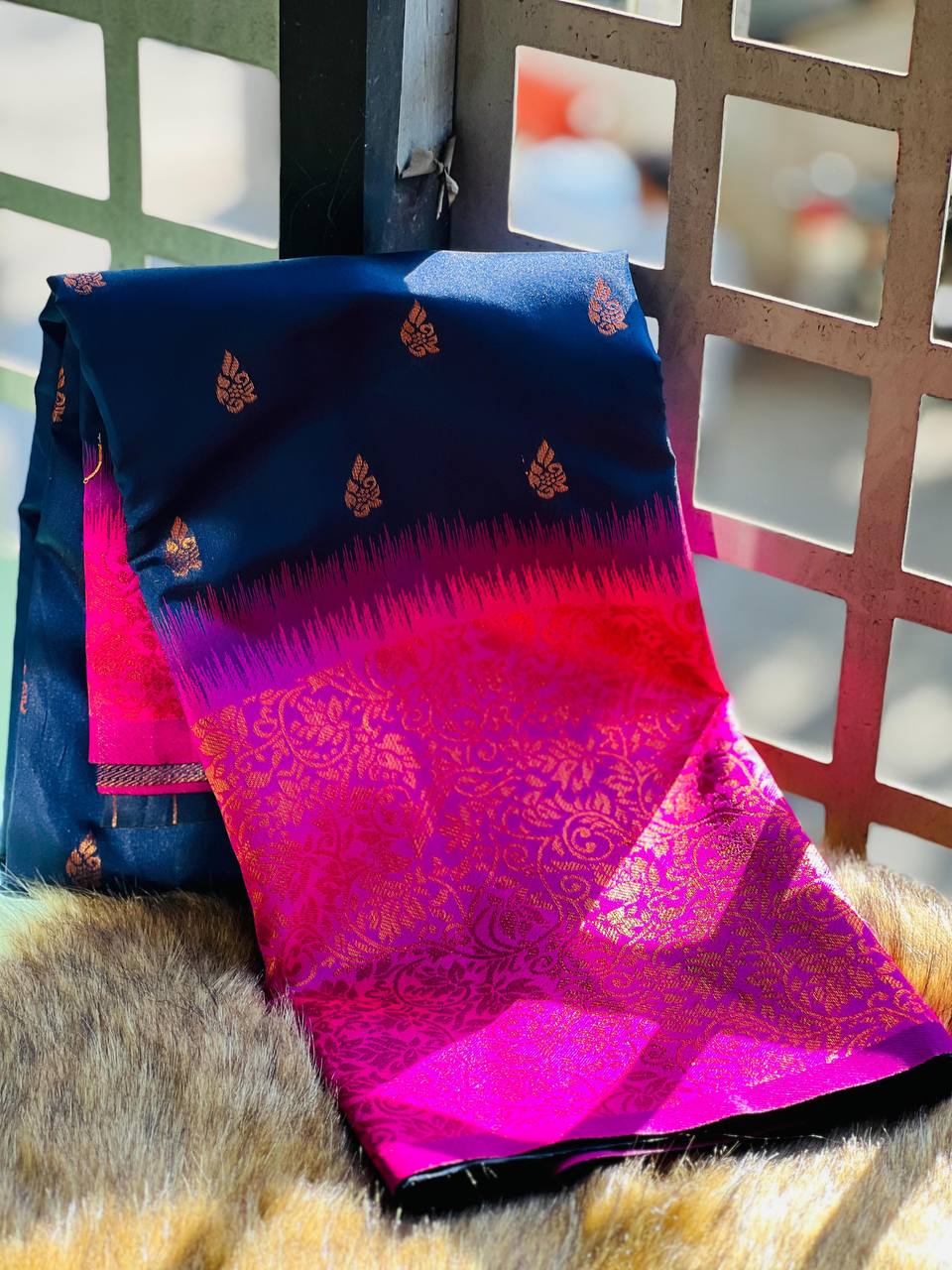 Soft Silk premium saree with blouse