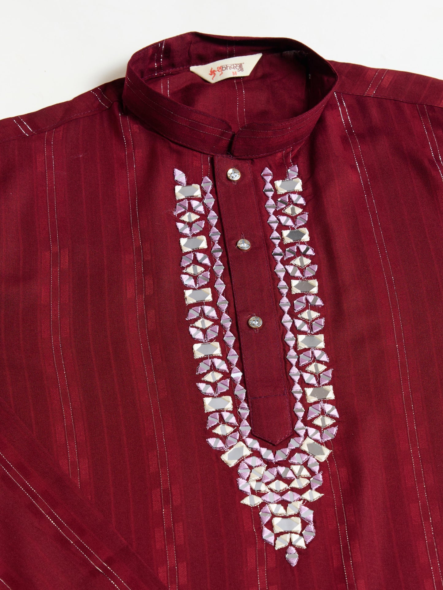 Ramjat - Premium Mens Silk kurta with Pajama and Printed Dupatta