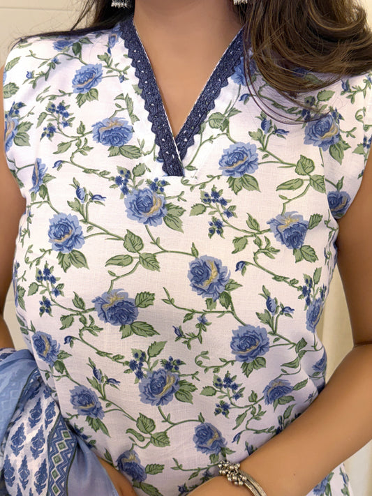 Ruhani - Beautiful Kurti Readymade Set