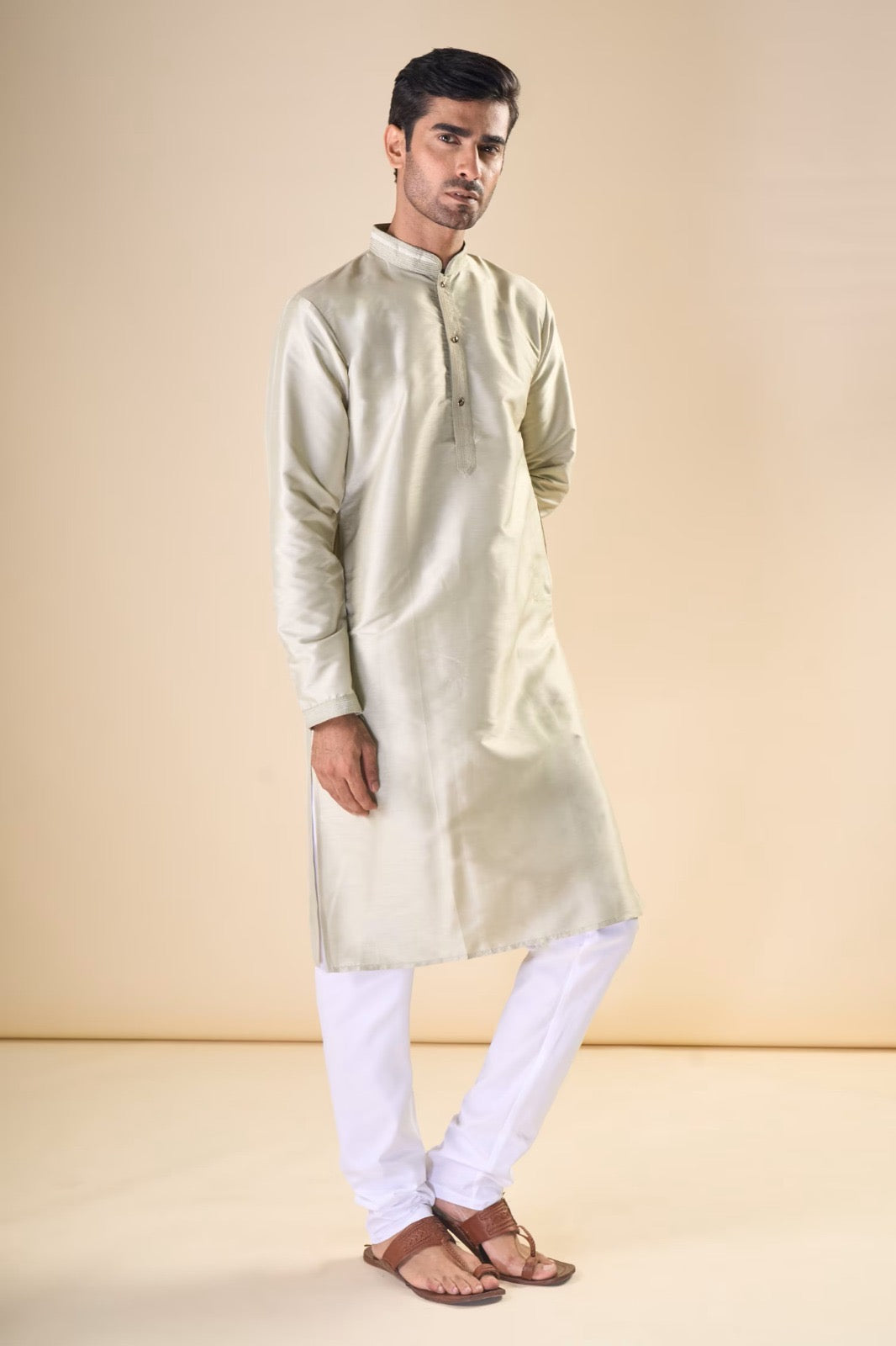 Swayam - Perfect Silk Mens Kurta with Pajama
