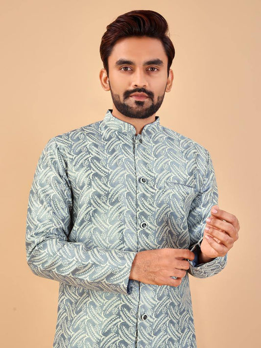 Men's traditional indo western bollywood style with pajama