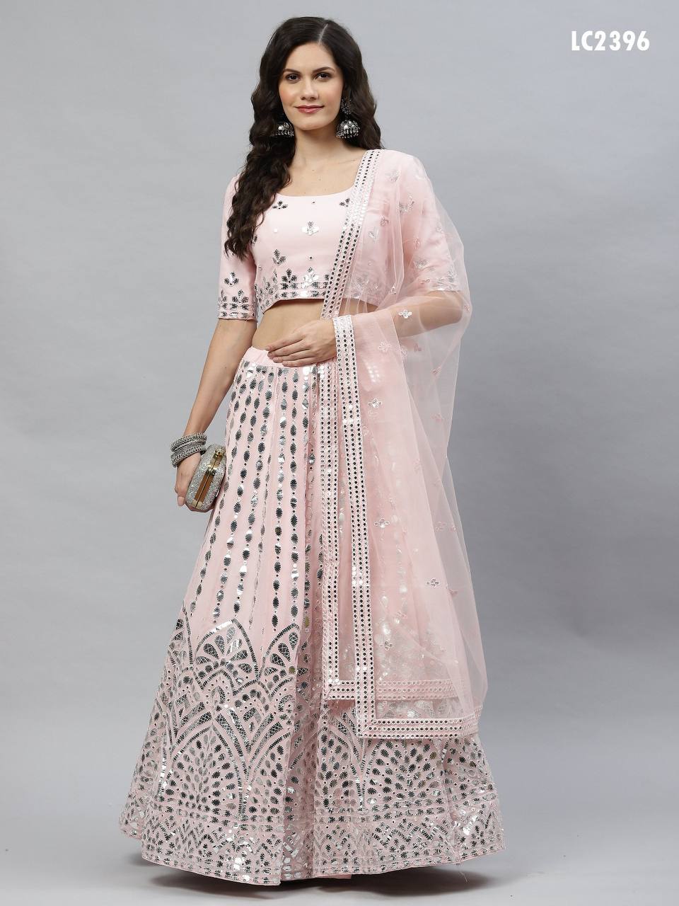 Premium georgette fully stitched lehengas
