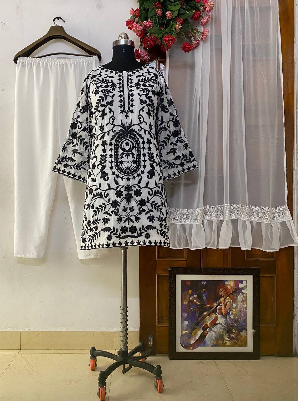 Soft georgette suit pair fully stitched