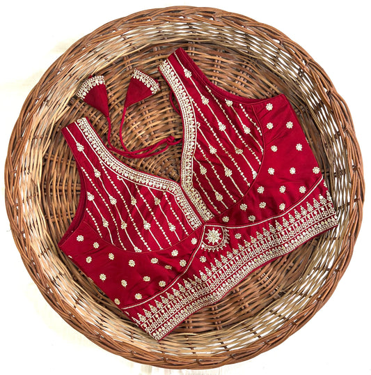 Readymade classic blouse with beautiful embroidered work