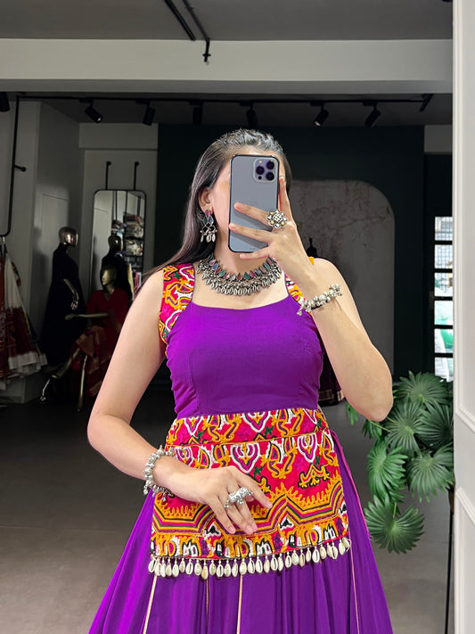 Unique Desi Touch with Modern Design Lehenga Choli Fully Stitched