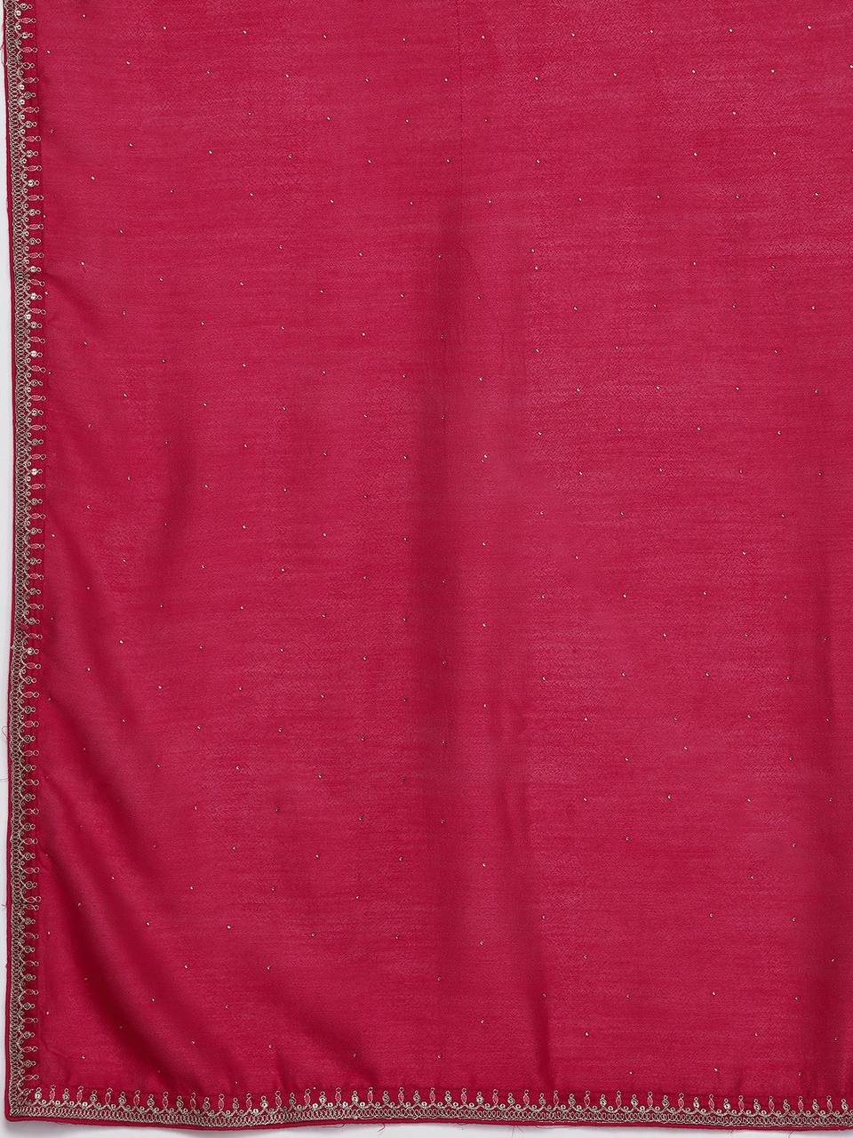 Premium Pink kurti with pant and dupatta