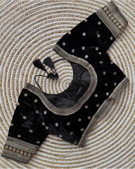 Premium velvet readymade blouse