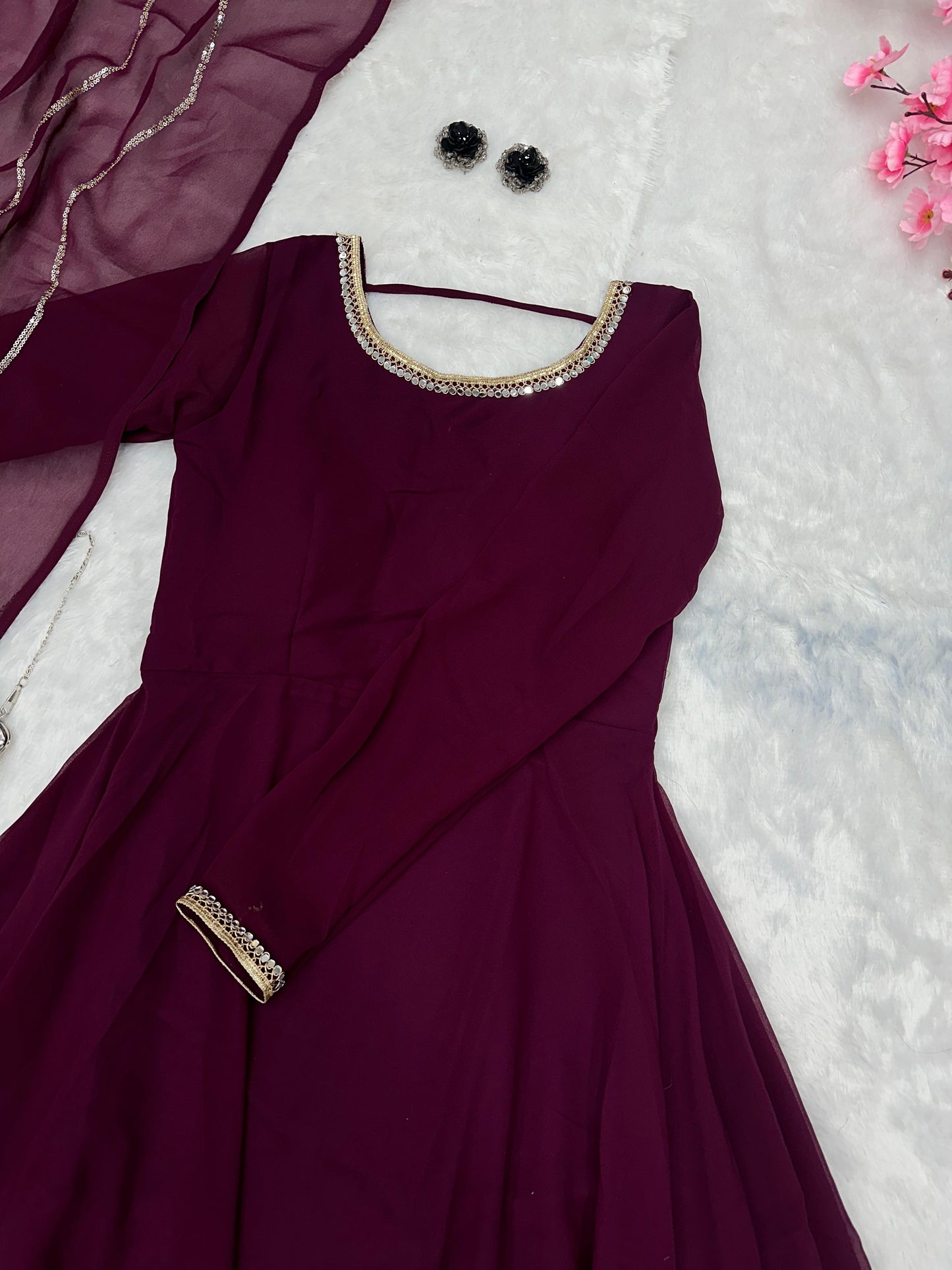 Classic and Minimalist All occasion Readymade Gowns in Multiple colours