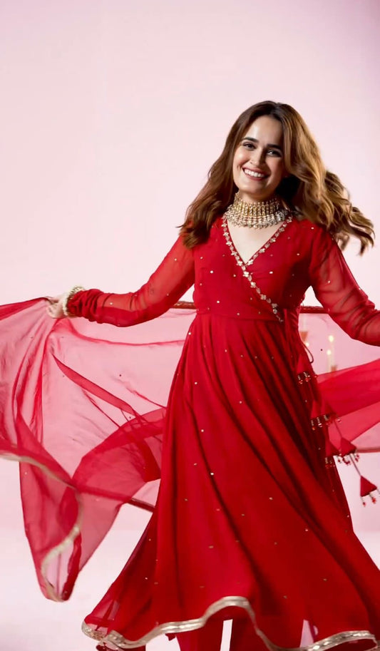 Raaga - Chili Red anarkali