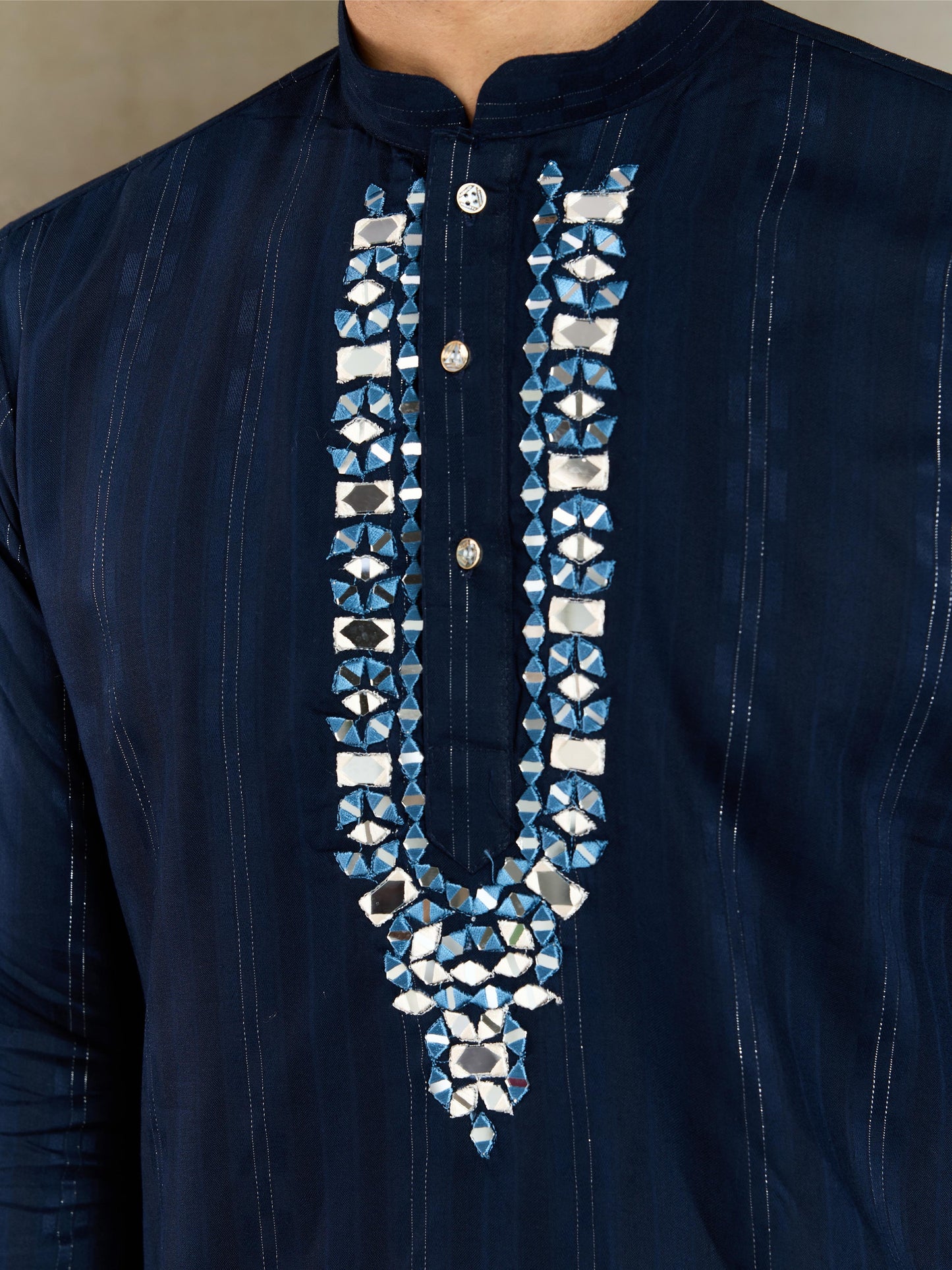 Ramjat - Premium Mens Silk kurta with Pajama and Printed Dupatta
