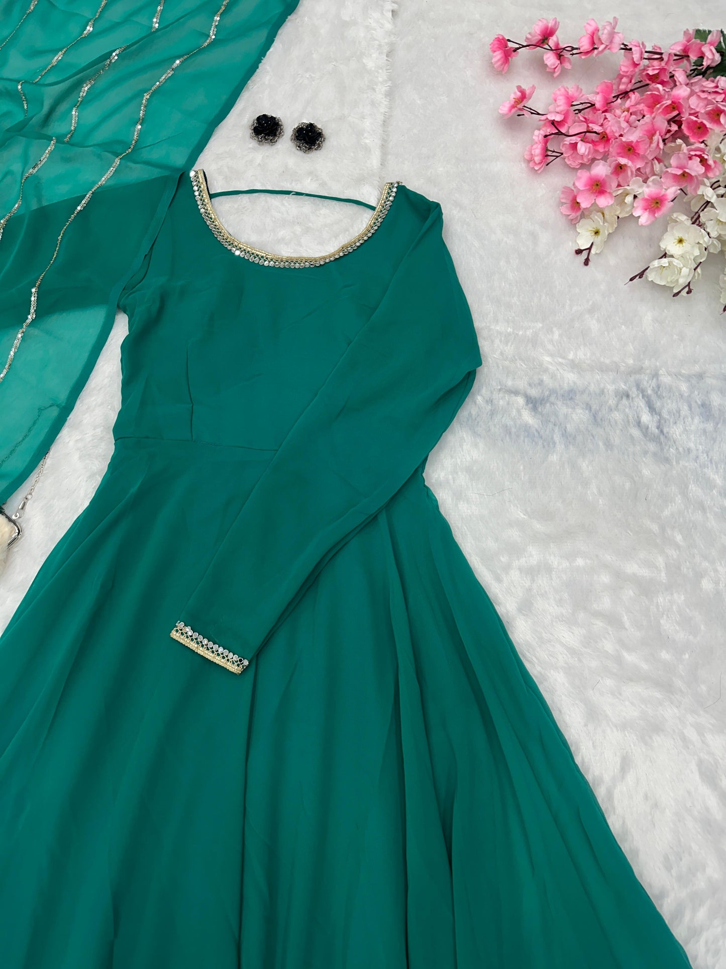 Classic and Minimalist All occasion Readymade Gowns in Multiple colours