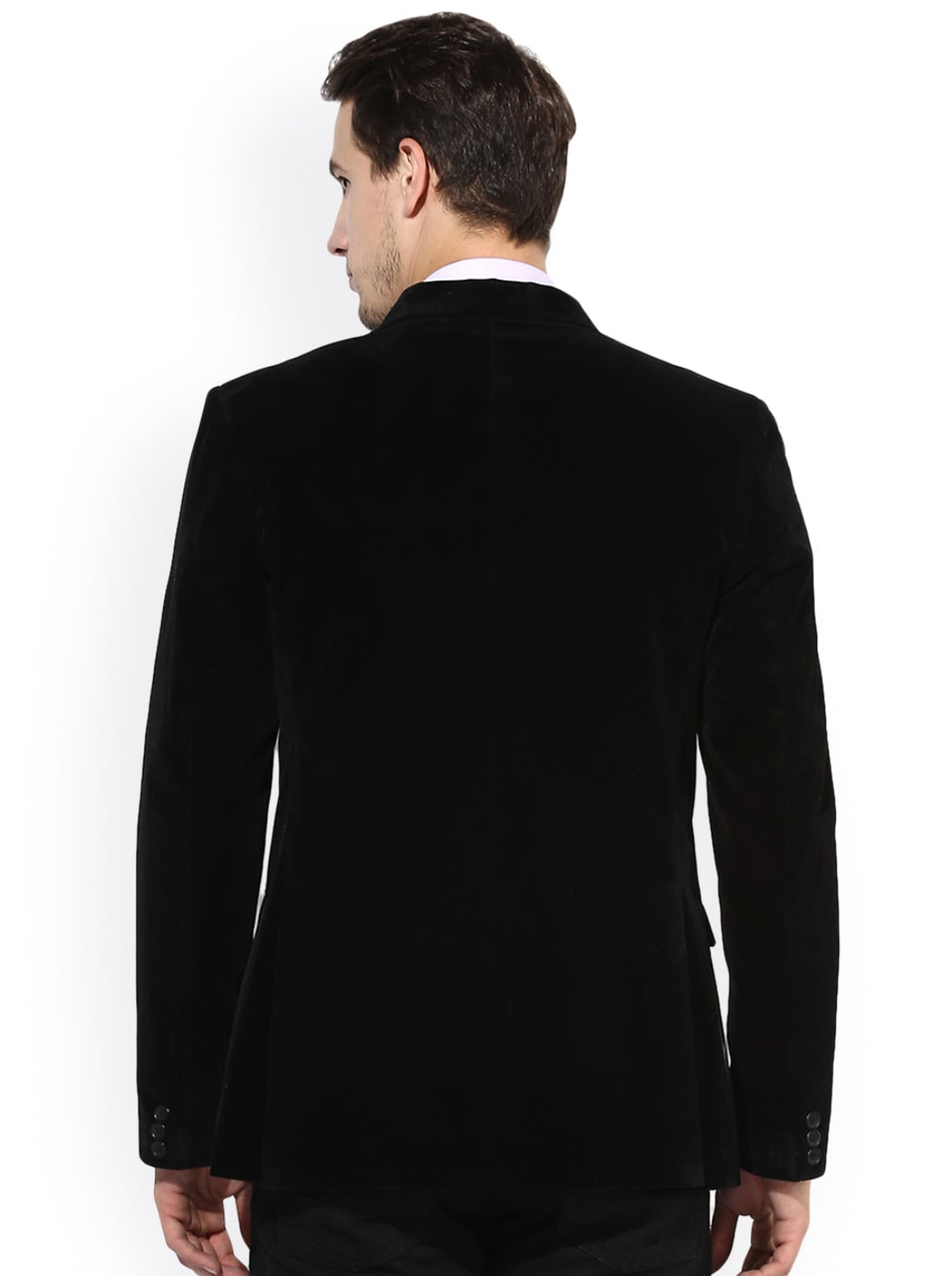 Black Velvet fabric Men's Blazer