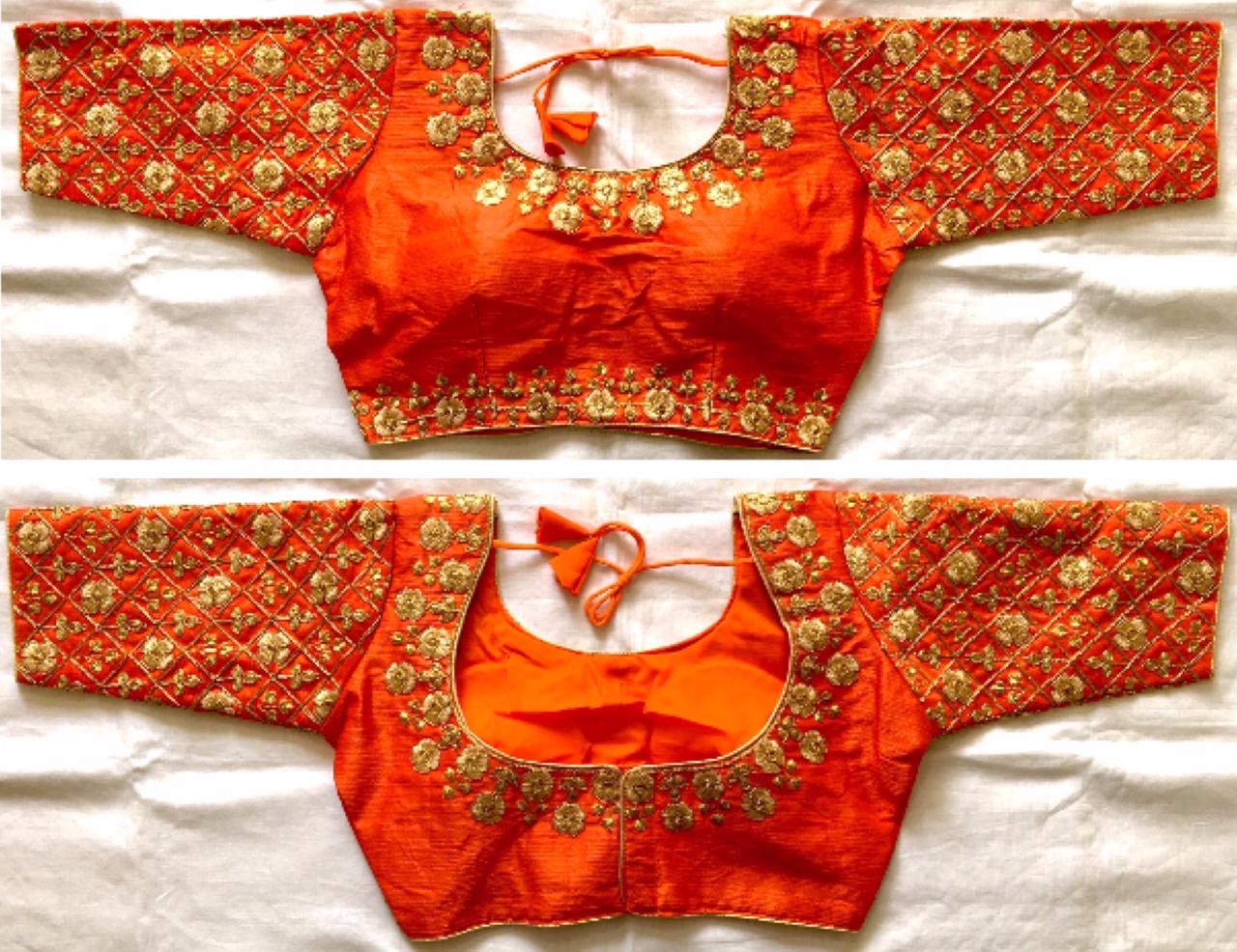 Mulbary Silk fully stitched blouse