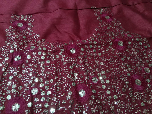 Maroon Premium Work Fully Stitched Lehenga