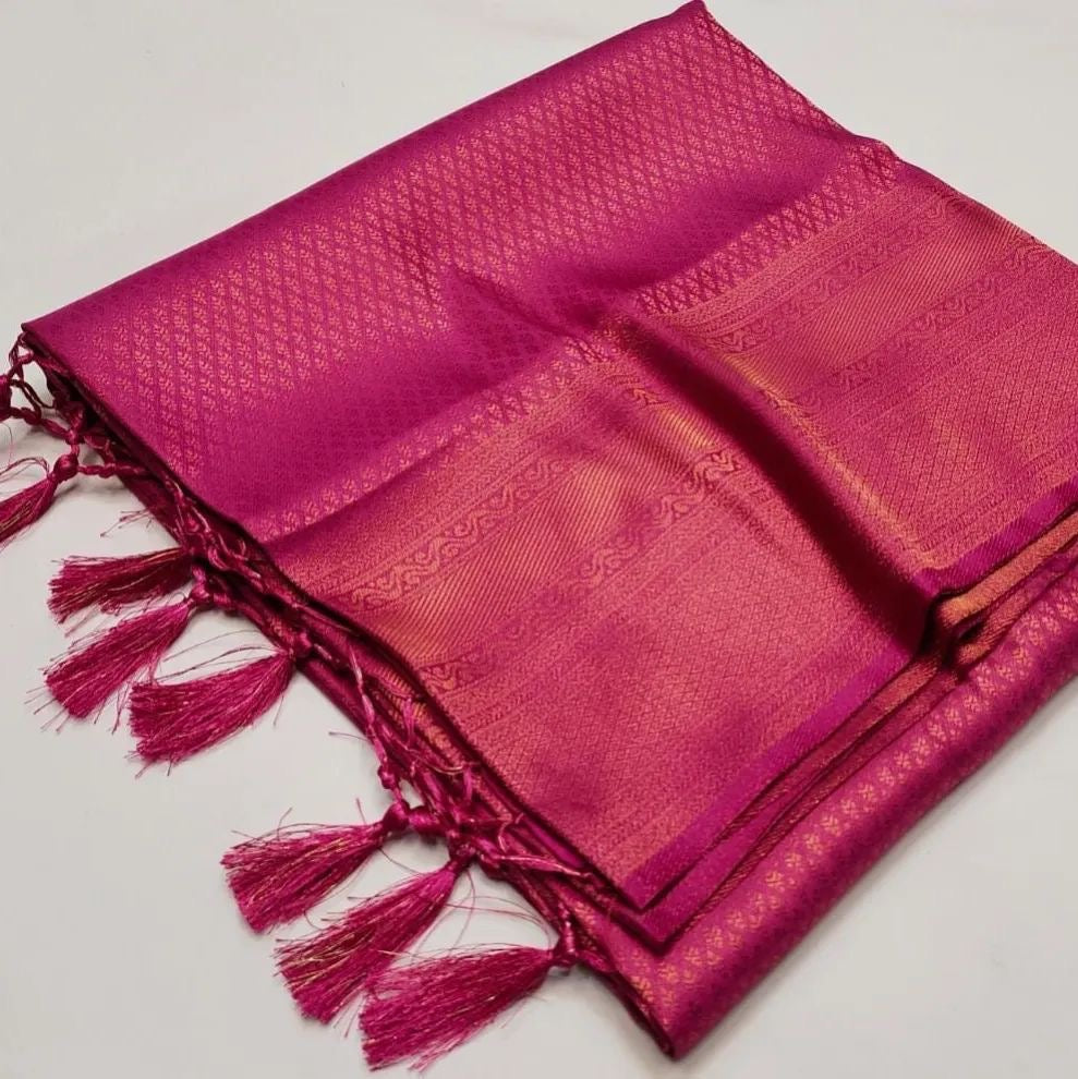 A Soft Silk Saree Kubera Pattu