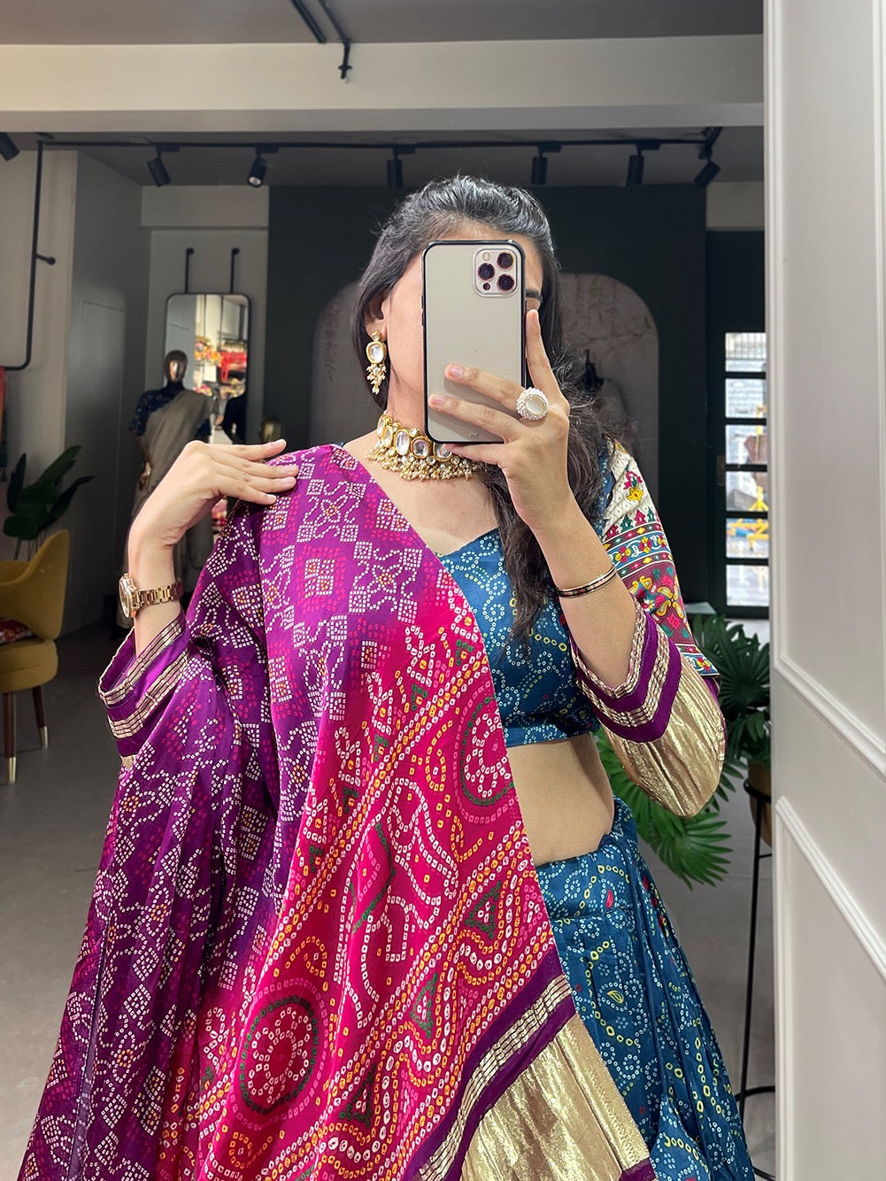 Patrani - Premium Gaji silk lehenga