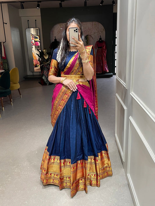 Samantha - Narayan pet cotton saree lehenga