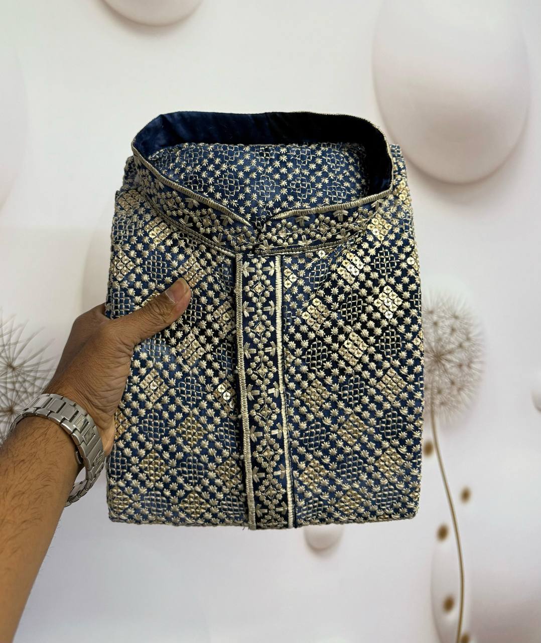 Men's Premium Chikankari Work Kurta with Pajama