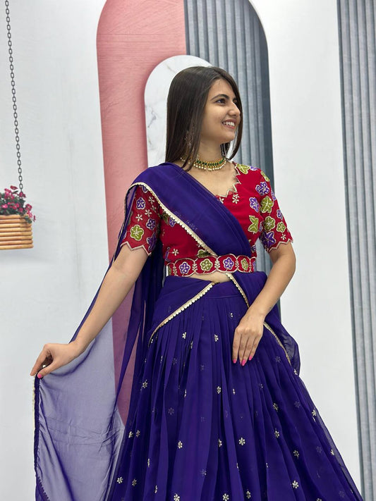 Navratri Special Lehenga choli fully stitched