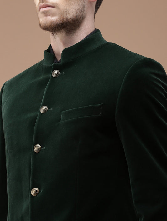 Green Velvet Jodhpuri