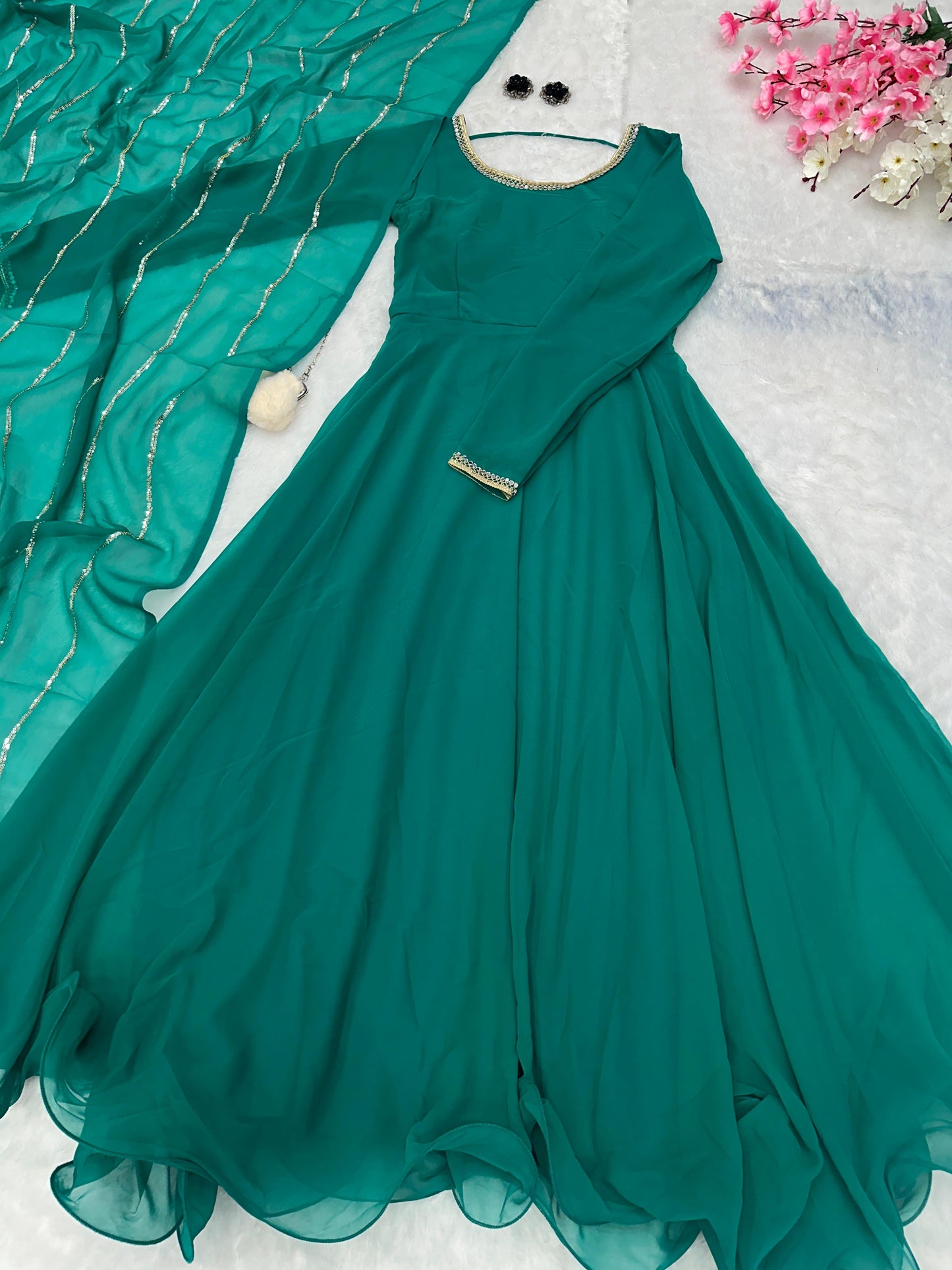 Classic and Minimalist All occasion Readymade Gowns in Multiple colours