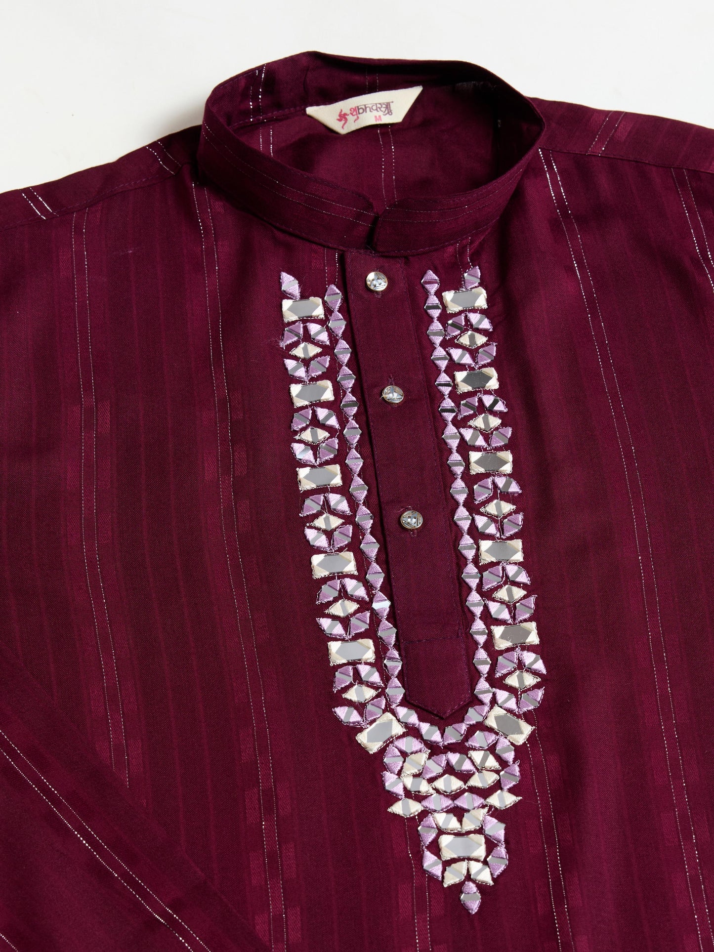 Ramjat - Premium Mens Silk kurta with Pajama and Printed Dupatta