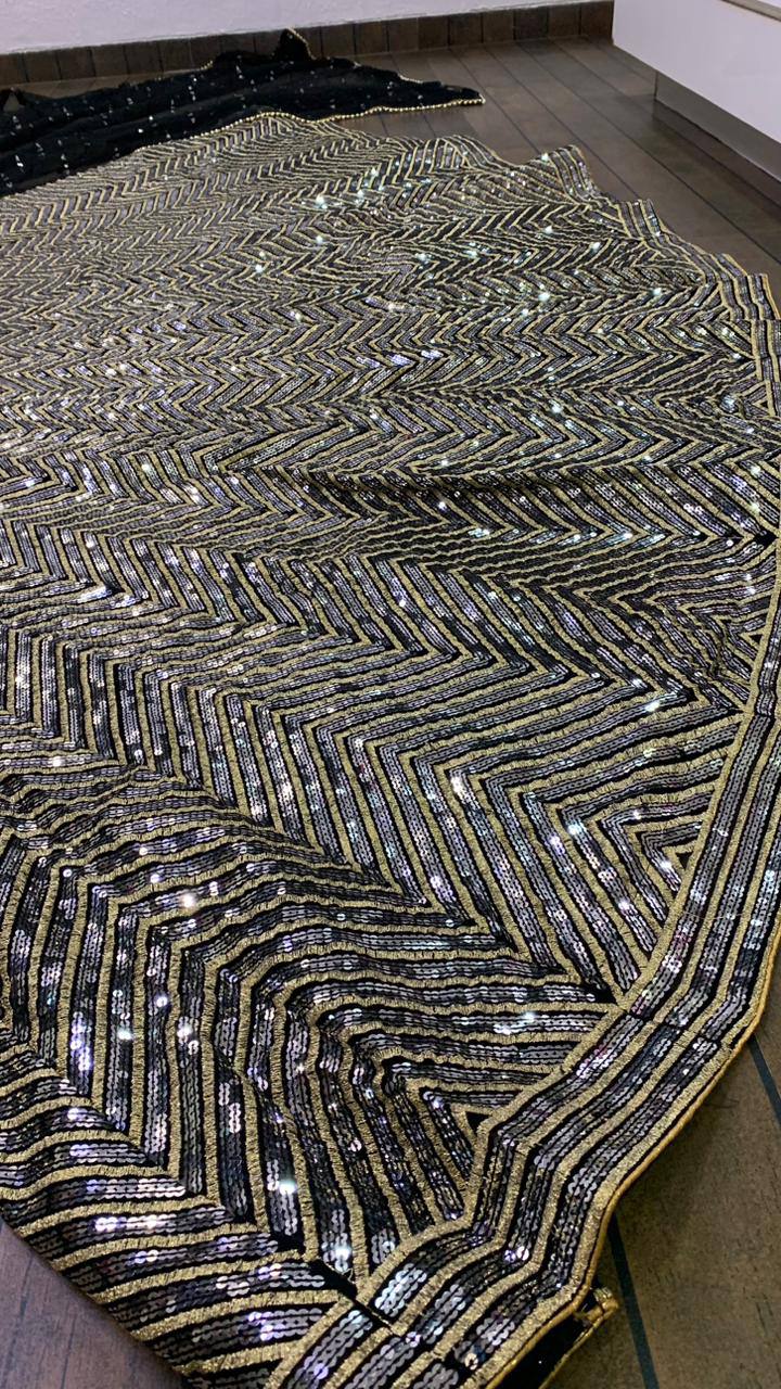 Premium Black fully stitched lehenga