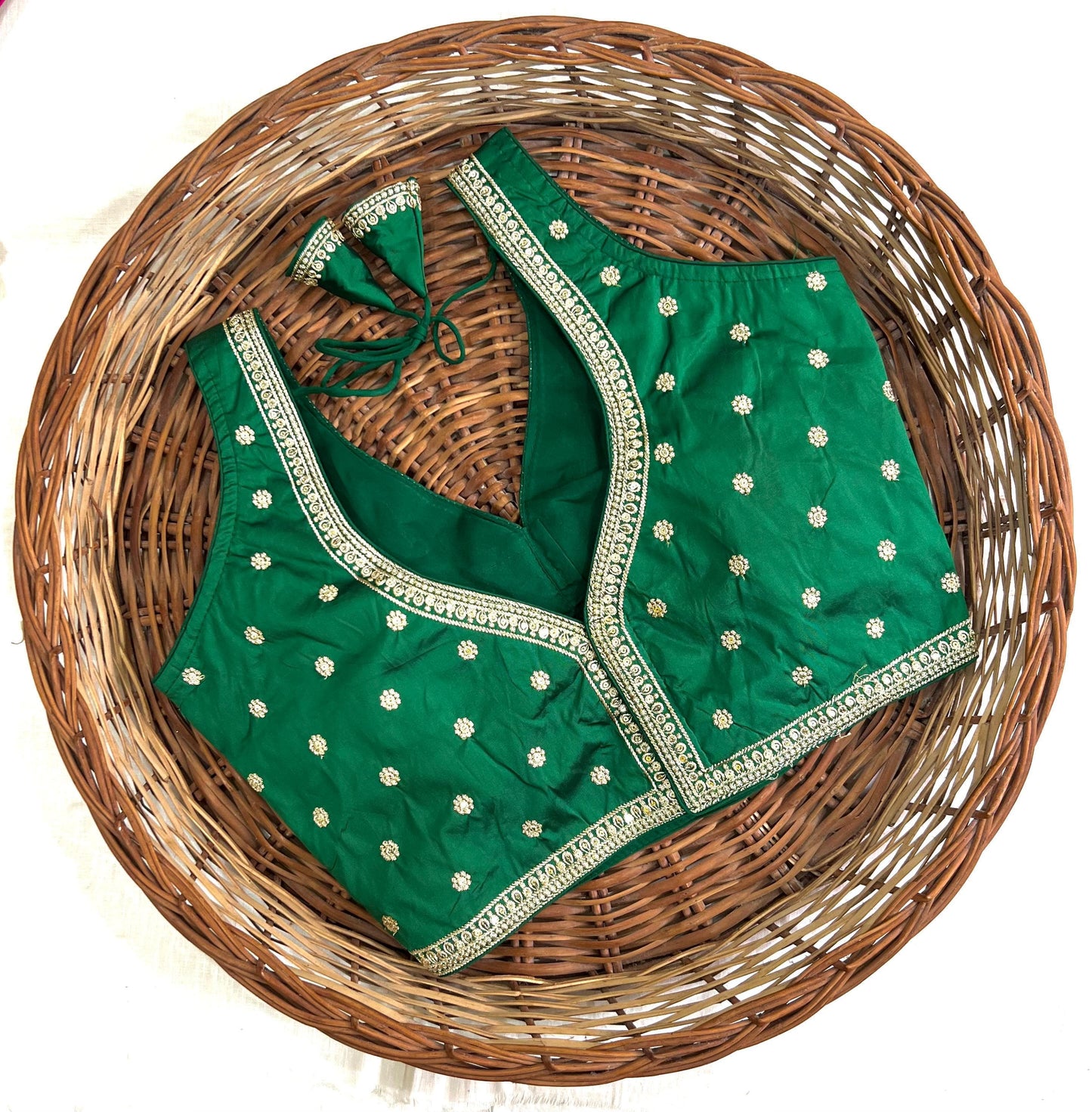 Readymade classic blouse with beautiful embroidered work