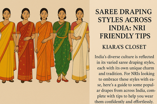 Saree Draping Styles Across India (NRI-Friendly Edition)