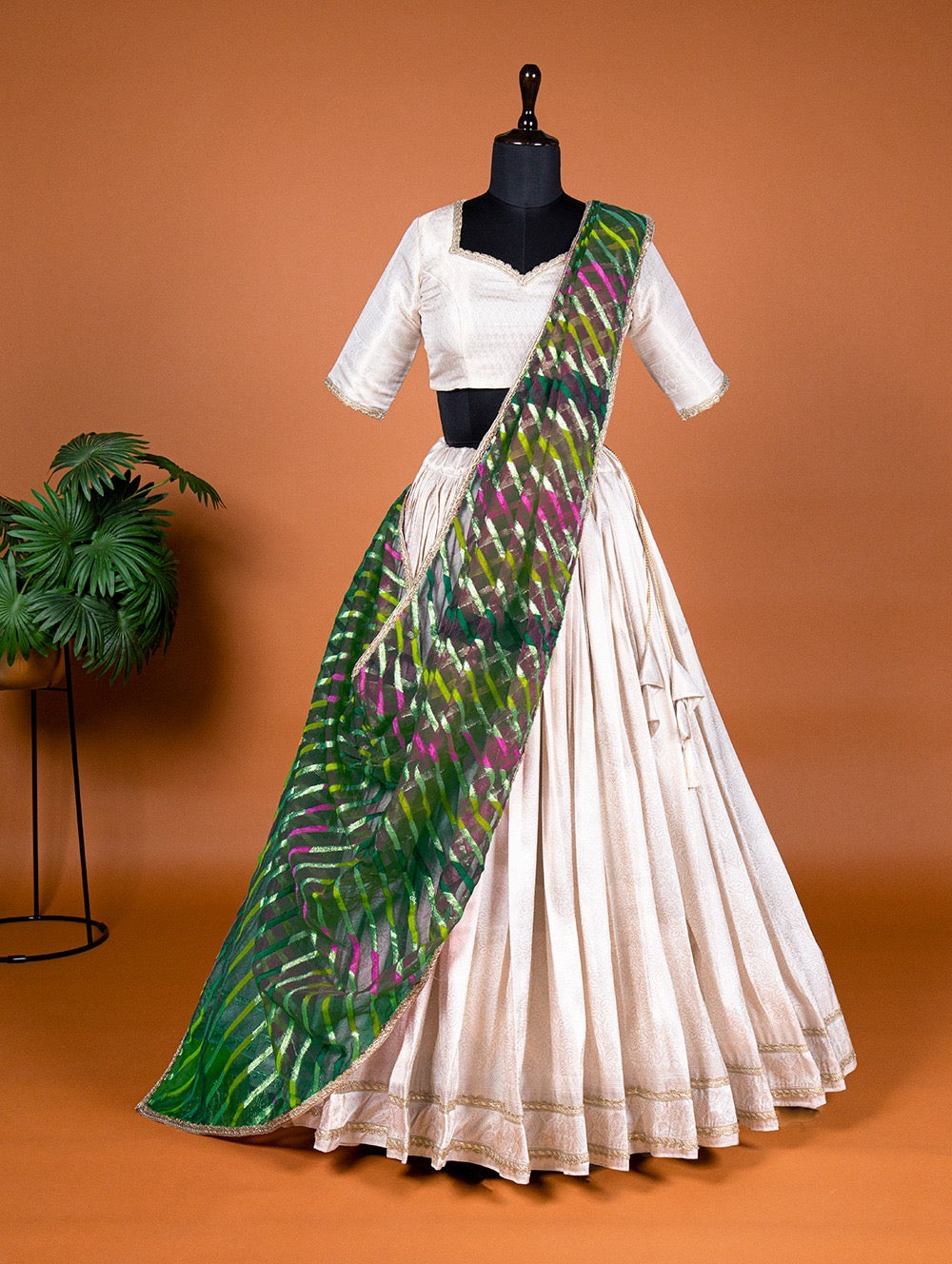 Off white Lehenga