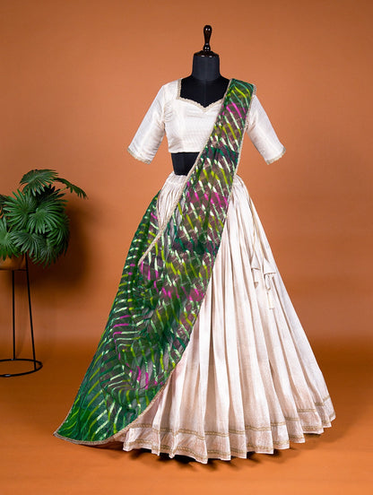 Off white Lehenga