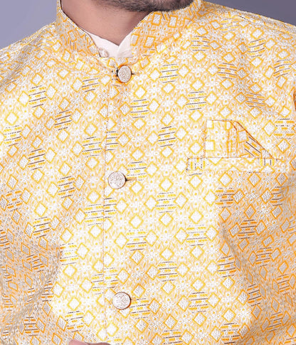 Stylish Kurta with Koti for Wedding & Festive Looks - Men's Wear