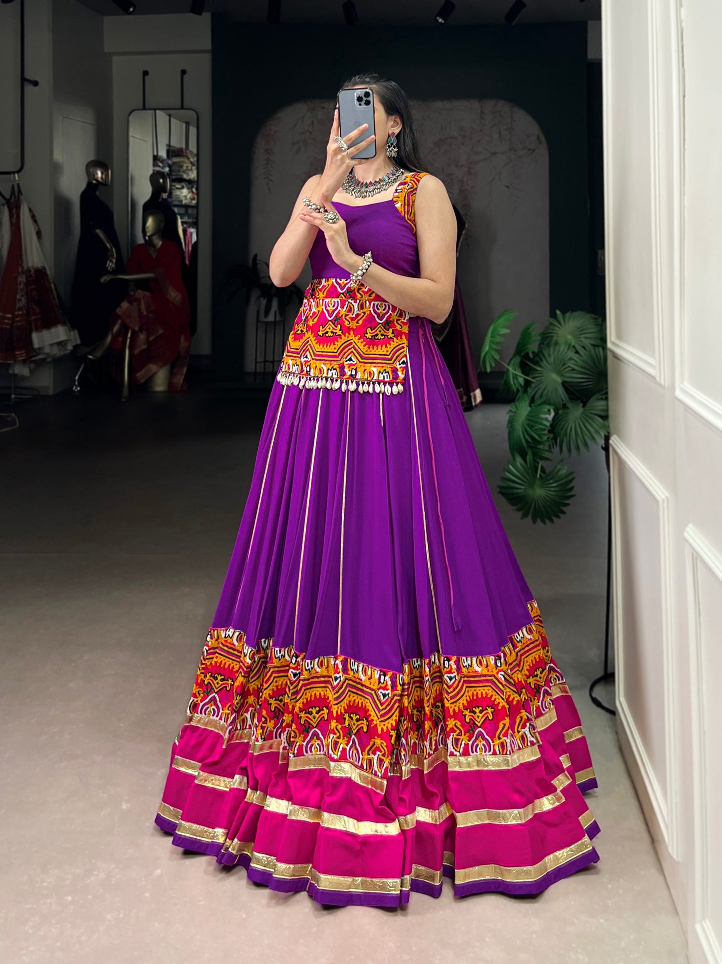 Unique Desi Touch with Modern Design Lehenga Choli Fully Stitched