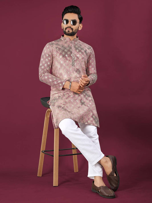 Men's Premium Chikankari Work Kurta with Pajama