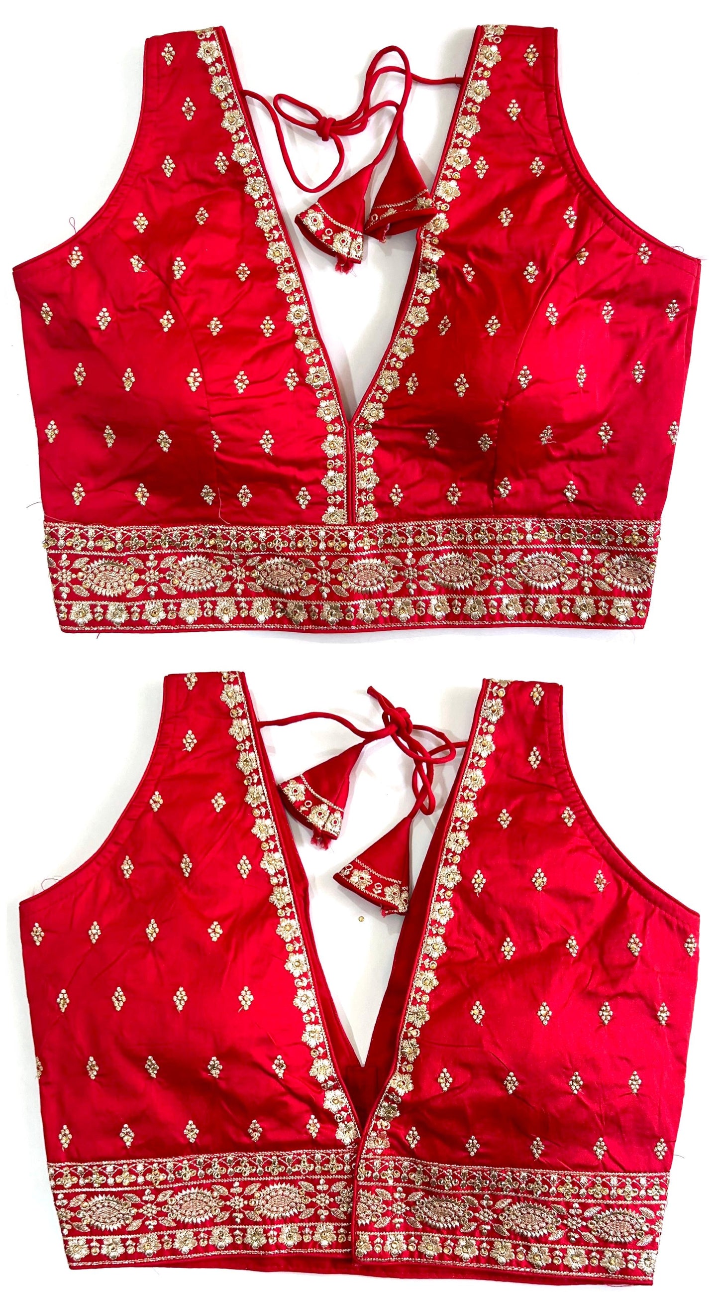 V shape readymade Premium blouse in sizes