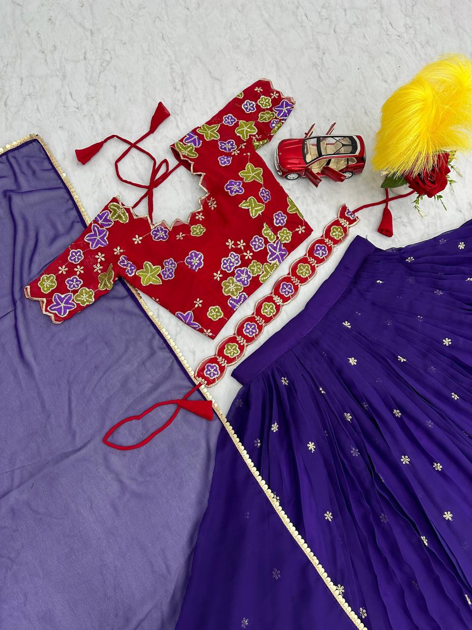 Navratri Special Lehenga choli fully stitched