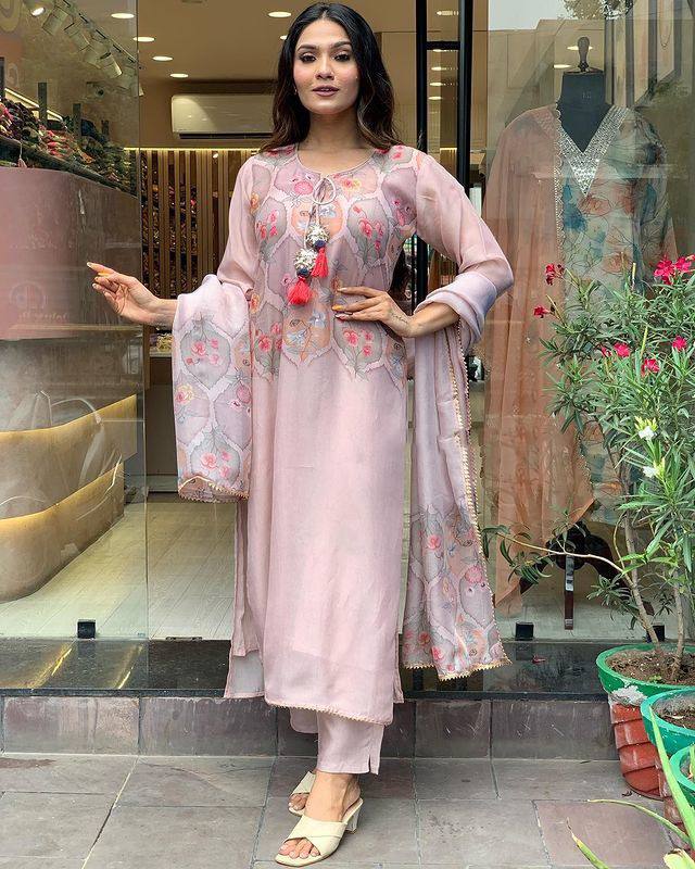 Dusty Pink kurta set