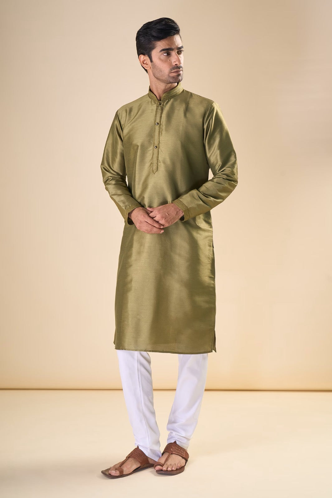 Swayam - Perfect Silk Mens Kurta with Pajama