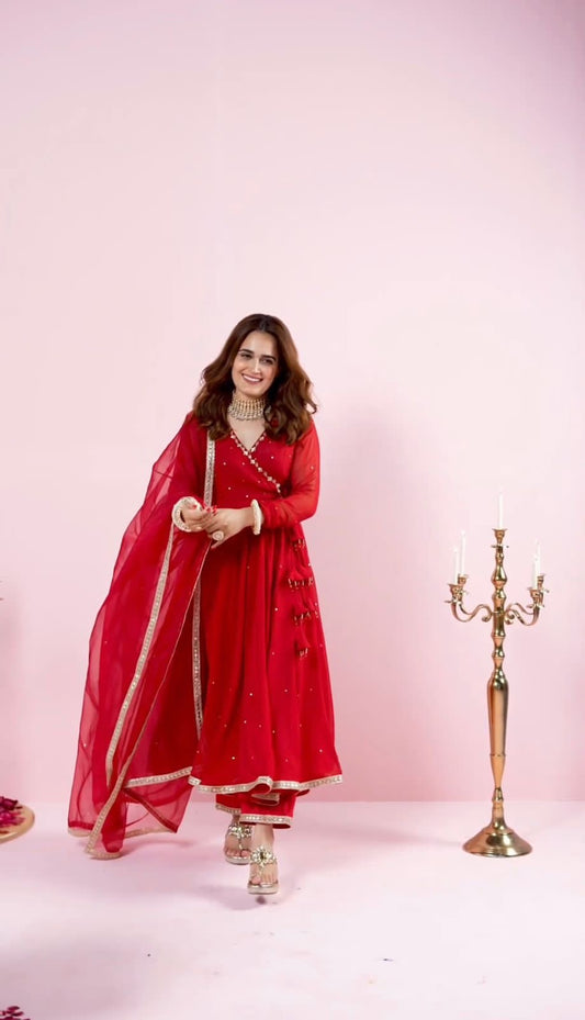 Raaga - Chili Red anarkali